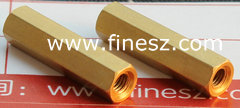 六角铜柱